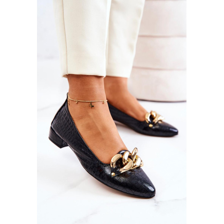 Čierne hadie čerpadlá Elissabeth - Odtiene zelenej