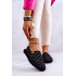 Ženská polka dot espadrilles veľká hviezda jj274867 čierna - Čierna