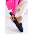 Ženská polka dot espadrilles veľká hviezda jj274867 čierna - Čierna