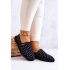 Ženská polka dot espadrilles veľká hviezda jj274867 čierna - Čierna