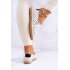 Ženská polka dot espadrilles veľká hviezda jj274870 biela - Biela