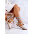 Ženské zviazané espadrilles veľká hviezda jj274862 béžová - Béžová