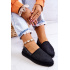 Materiál espadrilles vkĺzol veľkú hviezdu jj274878 čierna - Čierna