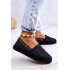 Materiál espadrilles vkĺzol veľkú hviezdu jj274878 čierna - Čierna