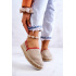 Materiály espadrilles zapôsobia na veľkú hviezdu jj274879 béžová - Béžová