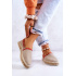 Materiály espadrilles zapôsobia na veľkú hviezdu jj274879 béžová - Béžová