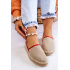 Materiály espadrilles zapôsobia na veľkú hviezdu jj274879 béžová - Béžová