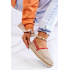 Materiály espadrilles zapôsobia na veľkú hviezdu jj274879 béžová - Béžová