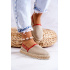 Materiály espadrilles zapôsobia na veľkú hviezdu jj274879 béžová - Béžová