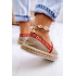 Materiály espadrilles zapôsobia na veľkú hviezdu jj274879 béžová - Béžová