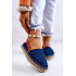 Materiály espadrilles zapôsobia na veľkú hviezdu jj274877 Navy Blue - Modrá