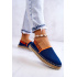 Materiály espadrilles zapôsobia na veľkú hviezdu jj274877 Navy Blue - Modrá
