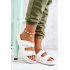 Corina Guma Flip -flops s bielym prackou - Biela