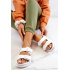 Corina Guma Flip -flops s bielym prackou - Biela