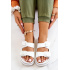Corina Guma Flip -flops s bielym prackou - Biela