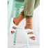 Corina Guma Flip -flops s bielym prackou - Biela