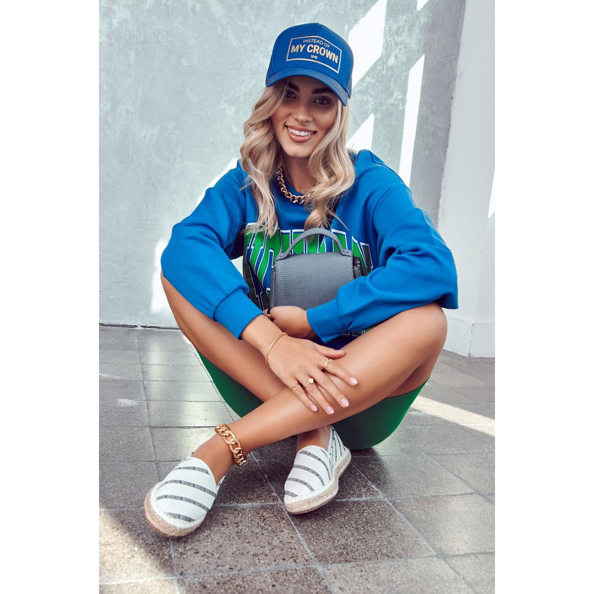 Dámska klasická espadrilles veľká hviezda JJ274959 biela - Biela