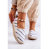 Dámska klasická espadrilles veľká hviezda JJ274959 biela - Biela