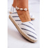 Dámska klasická espadrilles veľká hviezda JJ274959 biela - Biela