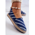 Dámska klasická espadrilles veľká hviezda JJ274960 Navy Blue - Modrá