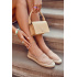 Klasické dámske nahé catris Openwork Espadrilles - Béžová