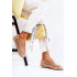 Klasické dámske nahé catris Openwork Espadrilles - Béžová