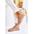 Klasické dámske nahé catris Openwork Espadrilles - Béžová