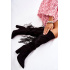 Semišové topánky s lemovanou čiernou avillom