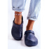 Ľahká Kroksy veľká hviezda Kroksy II275002 NAVY BLUE PLIPPERS - Modrá