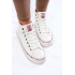 Dámske vysokohorské tenisky krížové džínsy KK2R4044C White - Biela
