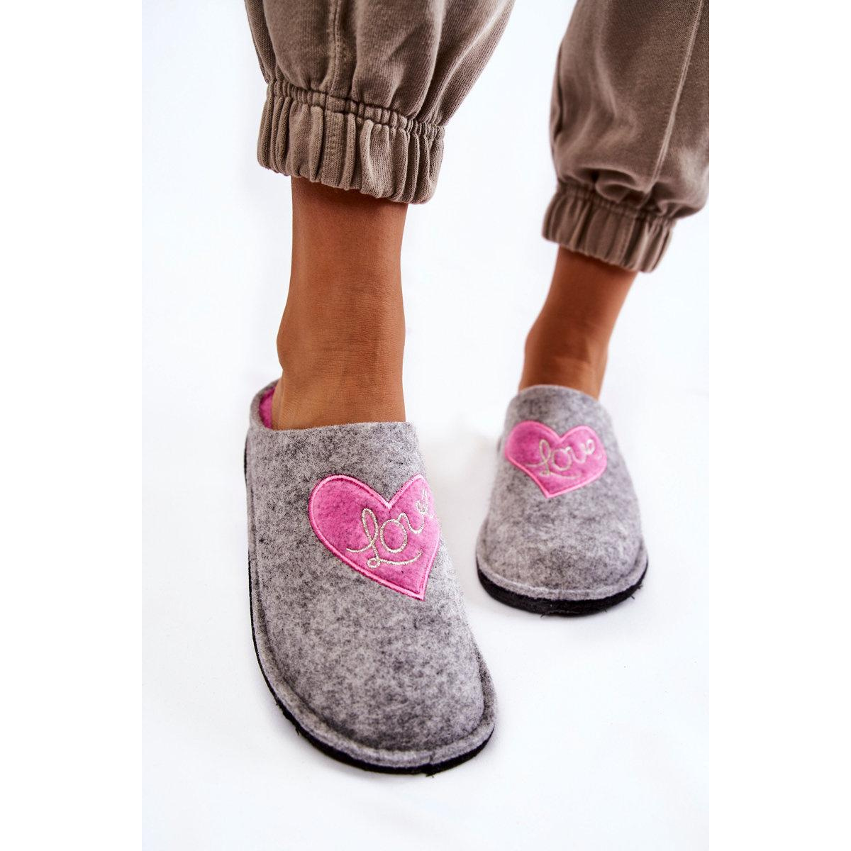 Home Papci Big Star KK276020 Gray-ružový - Odtiene ružovej || Odtiene sivej a striebornej