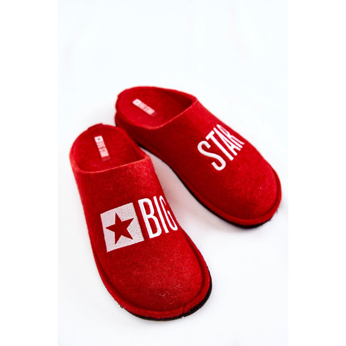 Domáce papie Big Star KK276022 Červená - Odtiene červenej