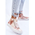 Dámska vysoká hviezda LL274048 BEIGE-PINK TASELERS - Odtiene ružovej || Béžová