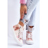 Dámska vysoká hviezda LL274048 BEIGE-PINK TASELERS - Odtiene ružovej || Béžová
