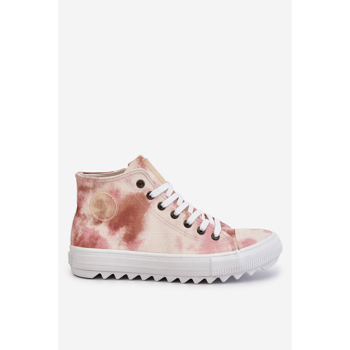 Dámska vysoká hviezda LL274048 BEIGE-PINK TASELERS - Odtiene ružovej || Béžová