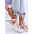 Dámska vysoká hviezda LL274048 BEIGE-PINK TASELERS - Odtiene ružovej || Béžová
