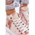 Dámska vysoká hviezda LL274048 BEIGE-PINK TASELERS - Odtiene ružovej || Béžová
