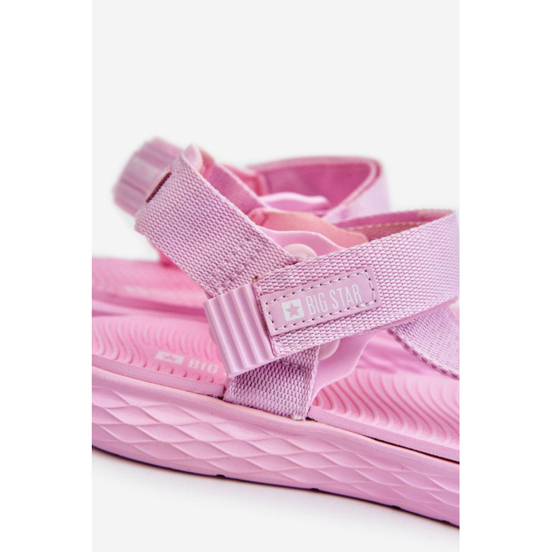 Dámske sandále Big Star LL274A100 Pink - Odtiene ružovej