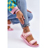 Dámske športové sandále Big Star LL274729 Pink - Odtiene ružovej