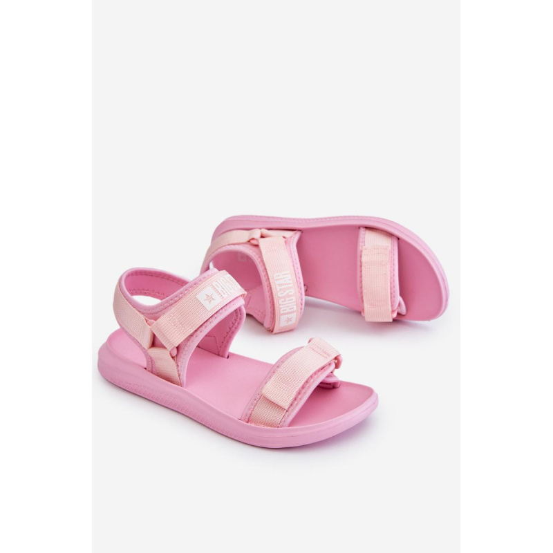 Dámske športové sandále Big Star LL274729 Pink - Odtiene ružovej
