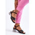 Čierne Callan Crystals Sued Sandals - Čierna