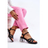 Čierne Callan Crystals Sued Sandals - Čierna