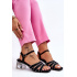 Čierne Callan Crystals Sued Sandals - Čierna