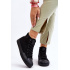 Dámske tenisky s vysokým materiálom Big Star LL27444 Black - Čierna