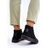 Dámske tenisky s vysokým materiálom Big Star LL27444 Black - Čierna