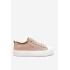 Nízka čipka -up tenisky Big Star LL274969 Beige - Béžová