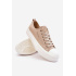 Nízka čipka -up tenisky Big Star LL274969 Beige - Béžová