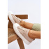 Nízka čipka -up tenisky Big Star LL274969 Beige - Béžová