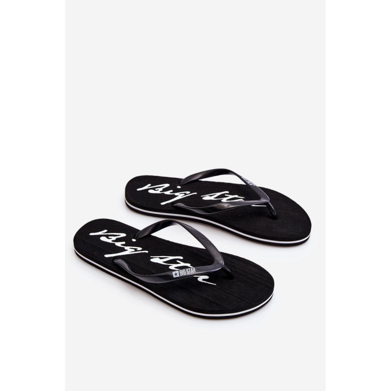 Light Women's Flip -flops Big Star LL274761 čierna
