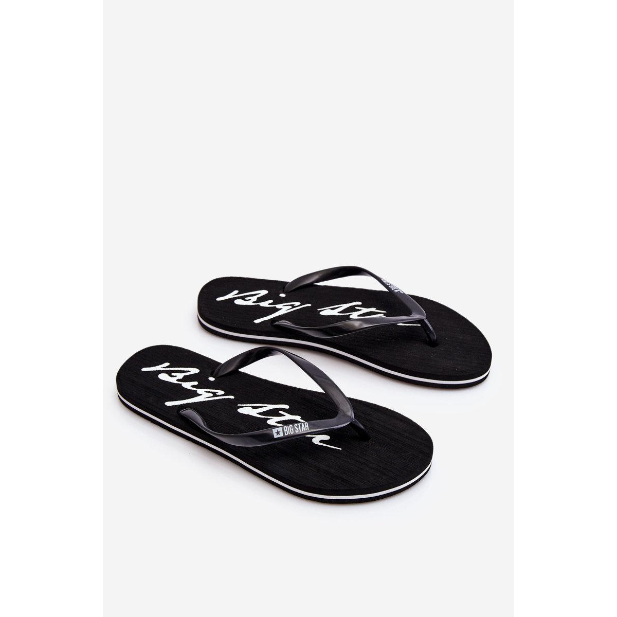 Light Women's Flip -flops Big Star LL274761 čierna